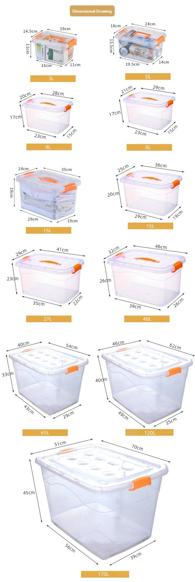 Transparent Storage Box